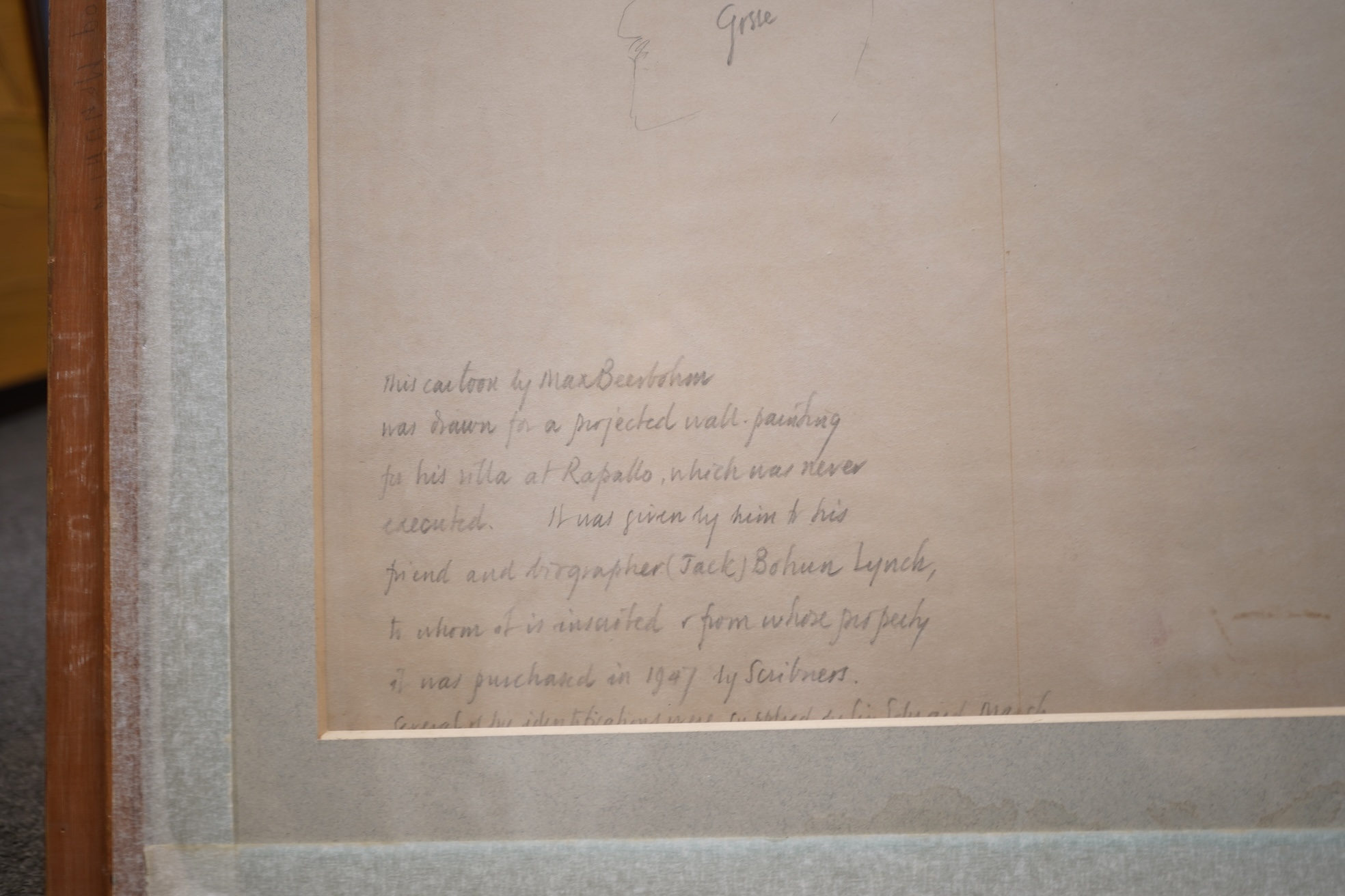 Sir Max Beerbohm, (1872-1956), 'March of The Gentlemen'